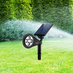 Faretto Solare Faretto 2 In 1 Spiking O Fixing Dimmerabile Luce Solare A LED Calda Faretto Da Esterno Impermeabile Per Giardino Patio Prato - -Vendite VIDAXL || LEDVANCE || STEINEL 98121904 5