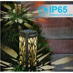 2pcs Lampada Solare A LED Da Giardino Per Esterni Luce Solare Per Esterni IP65 Impermeabile Per Esterni Faretto Solare Sicurezza Funzionamento Wireless -Vendite VIDAXL || LEDVANCE || STEINEL 98132180 4