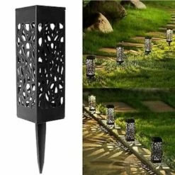 2pcs Lampada Solare A LED Da Giardino Per Esterni Luce Solare Per Esterni IP65 Impermeabile Per Esterni Faretto Solare Sicurezza Funzionamento Wireless -Vendite VIDAXL || LEDVANCE || STEINEL 98132180 5