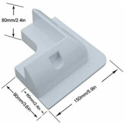 Staffe Di Montaggio Per Pannelli Solari Angolari, Laterali E Ingresso Cavi Per Camper Bianco -Vendite VIDAXL || LEDVANCE || STEINEL 98703143 3