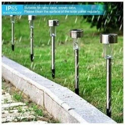 Luci Da Giardino Ad Energia Solare Per Esterni, Luci Da Giardino A LED Wireless Decorazione Luci Da Esterno Ad Energia Solare Per Vialetti IP65 Luce Automatica Ricaricabile Impermeabile - 10 Pezzi Bia -Vendite VIDAXL || LEDVANCE || STEINEL 98704510 4