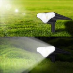 Faretto Solare Per Esterni, Luci Solari A LED Impermeabili IP66, Luce Di Inondazione Solare Dimmerabile 650LM, Luce Calda Per Giardino, Cortile, Vialetto, Percorso, Confezione Da 2 -Vendite VIDAXL || LEDVANCE || STEINEL 98712929 5