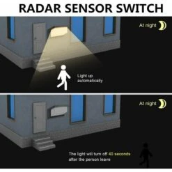 Applique Da Esterno A LED Solare Con Sensore Di Movimento, Applique Da Esterno A Energia Solare Applique Da Parete Senza Foro A Doppio Uso (bianca), Applique Da Esterno Impermeabile Senza Cablaggio 7 Applique Da Esterno A LED Solare Con Sensore Di Movimento, Applique Da Esterno A Energia Solare Applique Da Parete Senza Foro A Doppio Uso (bianca), Applique Da Esterno Impermeabile Senza Cablaggio -Vendite VIDAXL || LEDVANCE || STEINEL 98722621 3