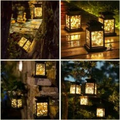 Lanterna Solare Impermeabile Lanterna Solare Per Giardino Esterno, Lampada A Sospensione A Energia Solare Per Esterni -Vendite VIDAXL || LEDVANCE || STEINEL 99411765 5