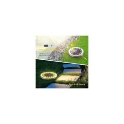 Proiettore Solare Da Giardino Per Esterni, Confezione Da 4 Proiettori Solari A LED Da 16 Illuminazione Per Esterni IP65 Acciaio Inossidabile Senza Fili Impermeabile Per Prato/Faro/Ponte/Sentieri/Piant -Vendite VIDAXL || LEDVANCE || STEINEL 99780961 4