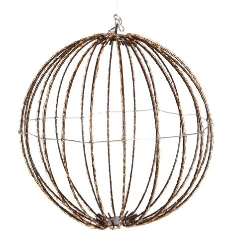 Sfera Ø30cm 3D Copper Metallo Marrone Ripiegabile 500 MicroLED CLASSIC 1,5mm - Lotti Importex 5 Sfera Ø30cm 3D Copper Metallo Marrone Ripiegabile 500 MicroLED CLASSIC 1,5mm - Lotti Importex - immagine 5